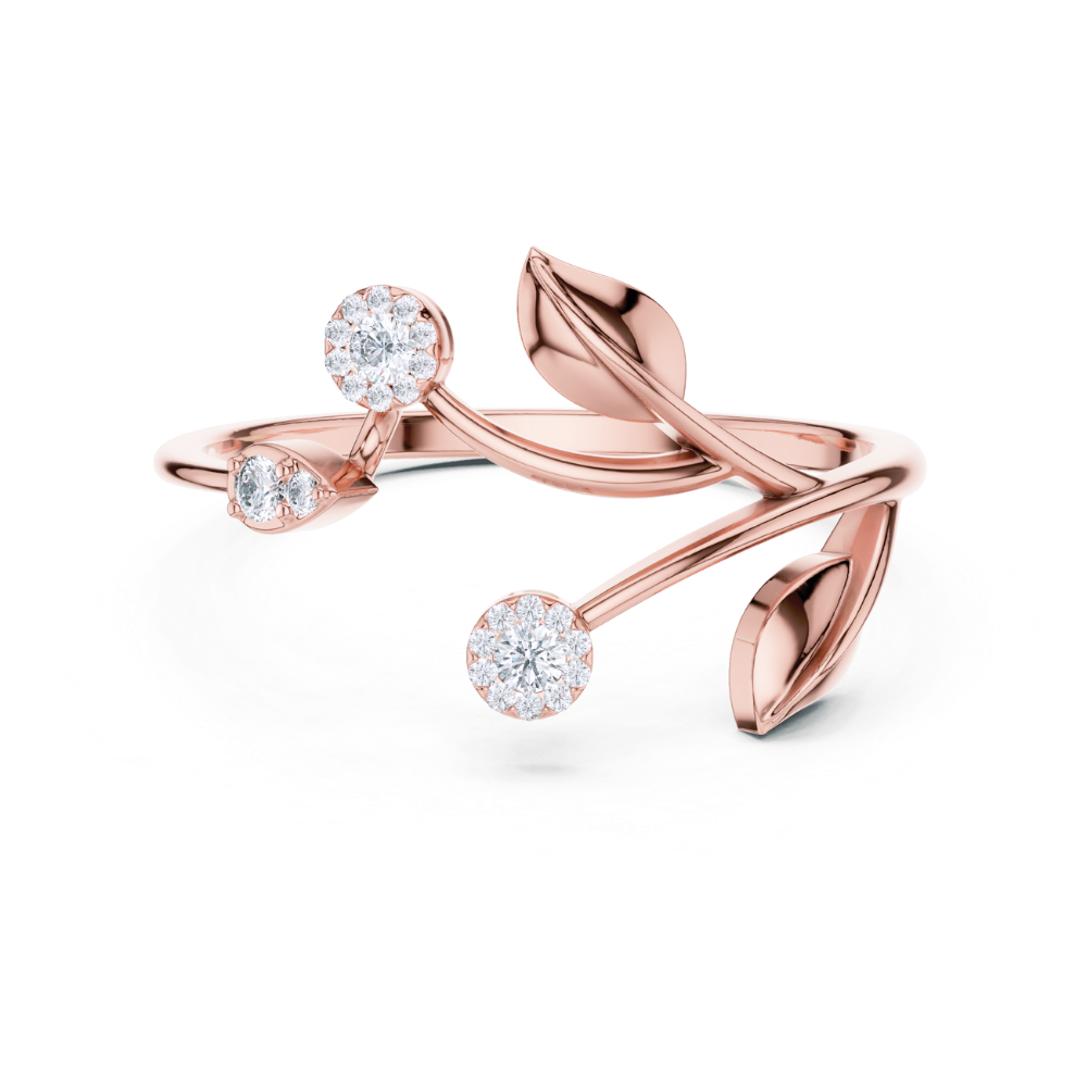 Floral Vine Bloom Ring