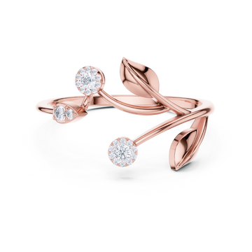 Floral Vine Bloom Ring