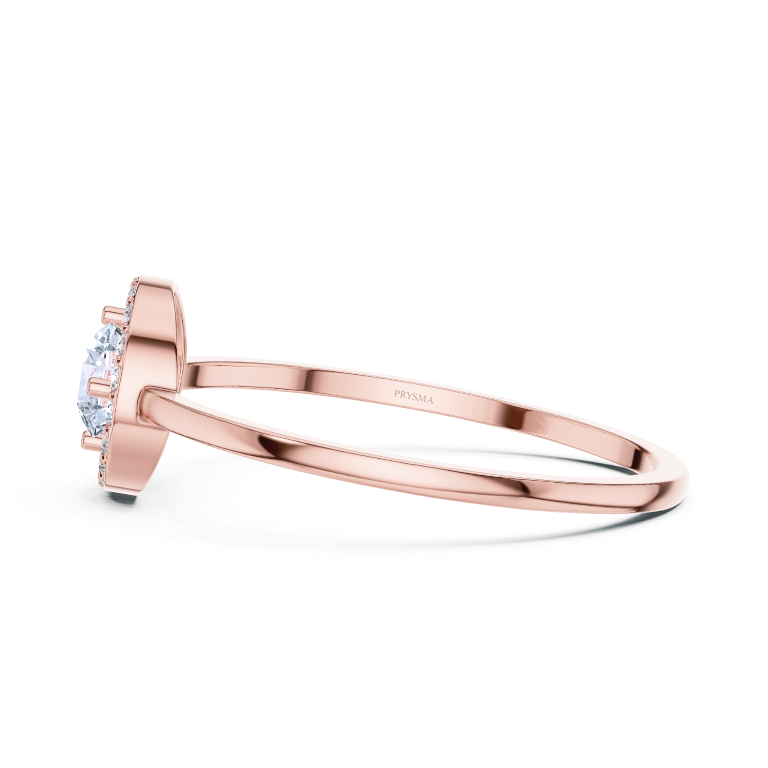 Eternal Halo Solitaire Ring