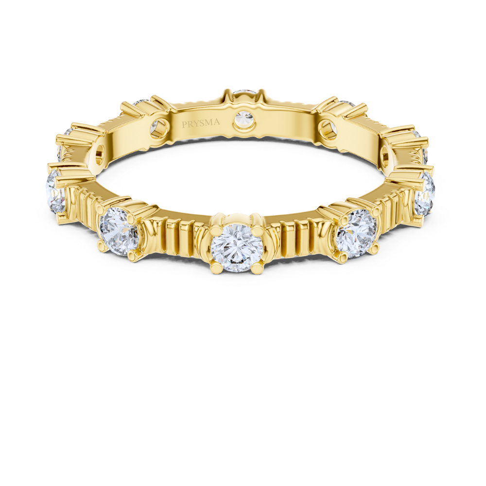Textured Elegance Eternity Ring