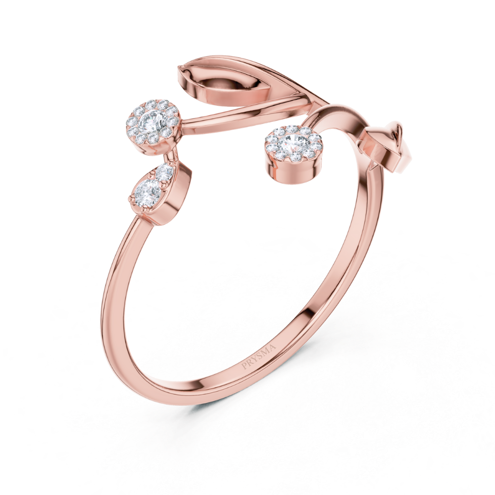 Floral Vine Bloom Ring