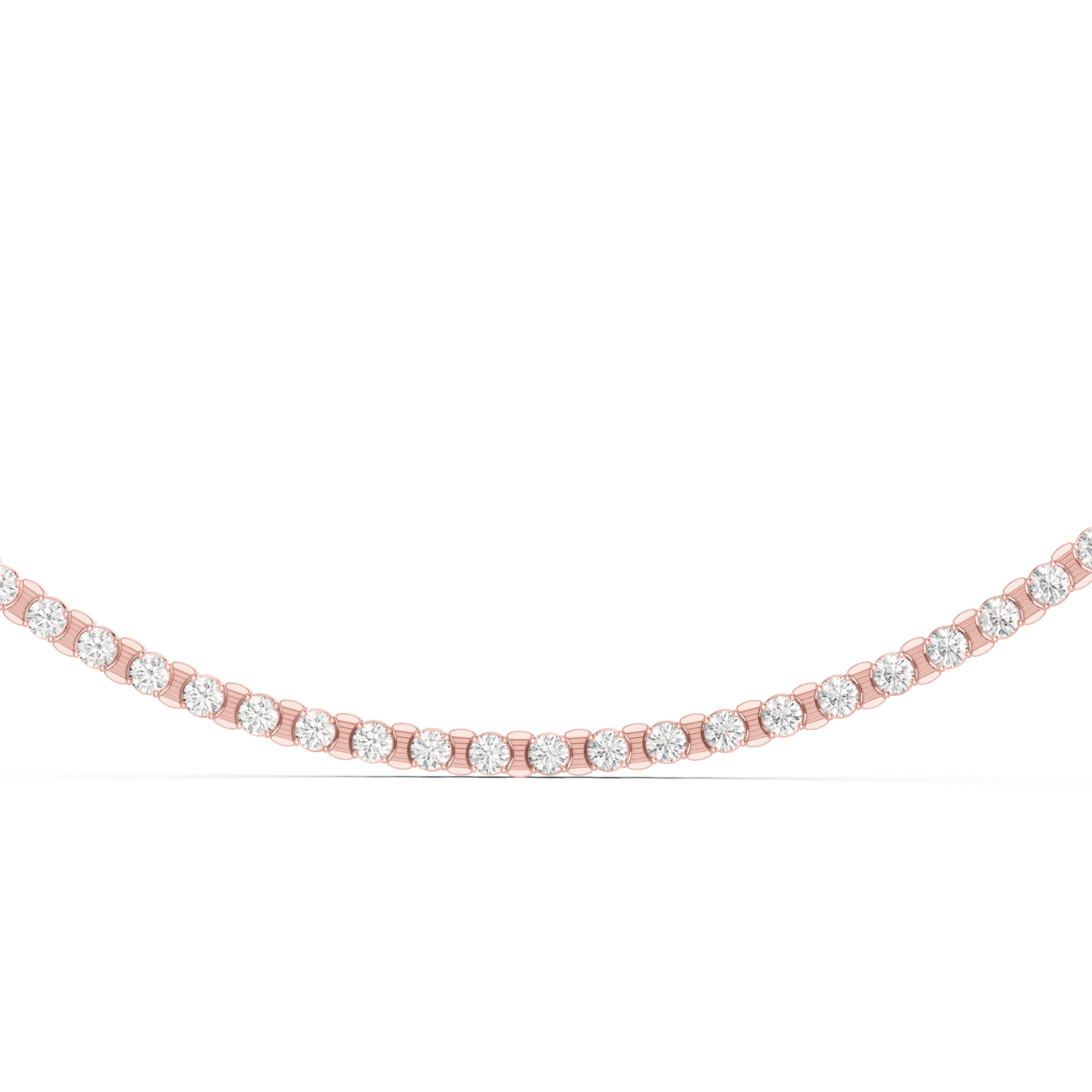 Elegant  Diamond Tennis Necklace