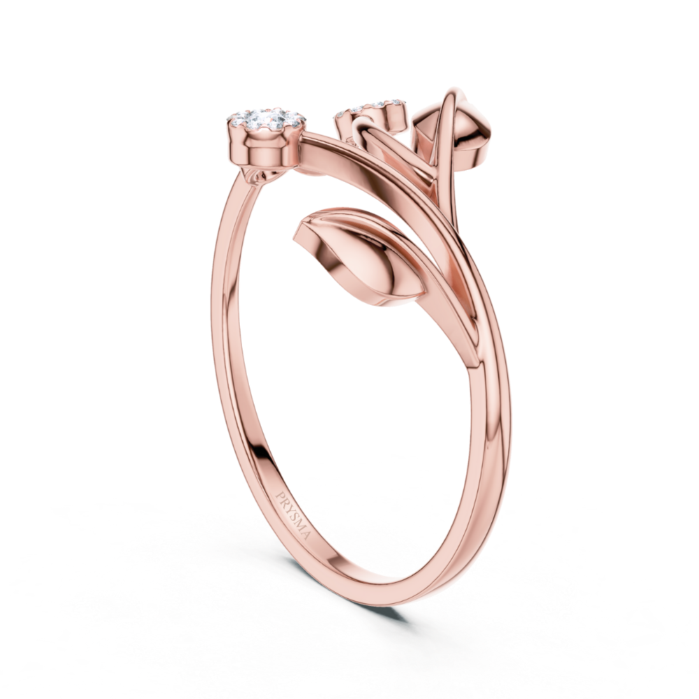 Floral Vine Bloom Ring