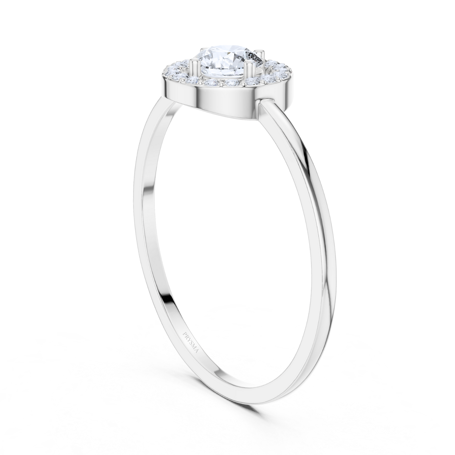 Eternal Halo Solitaire Ring