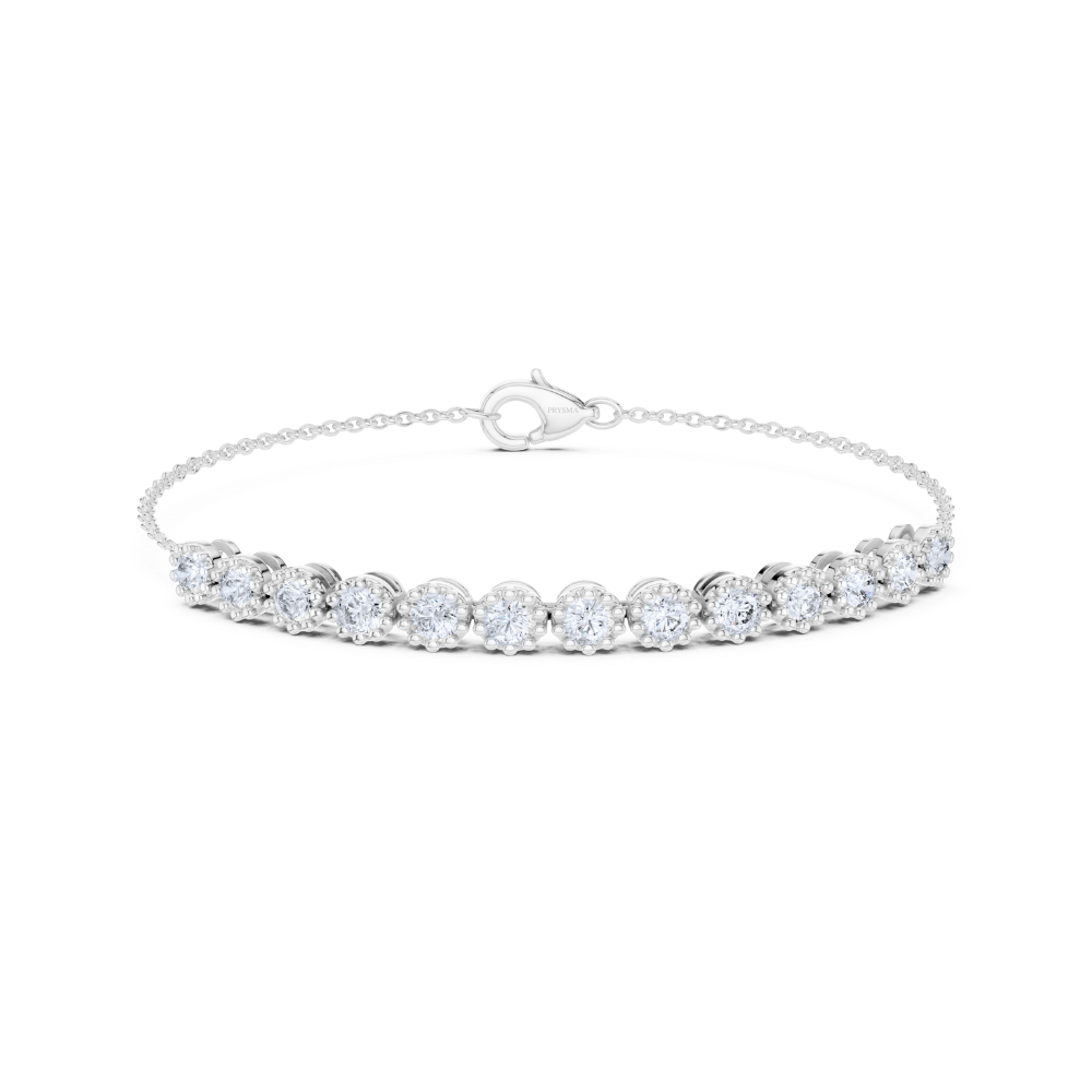 Daisy Bloom Diamond Chain Bracelet