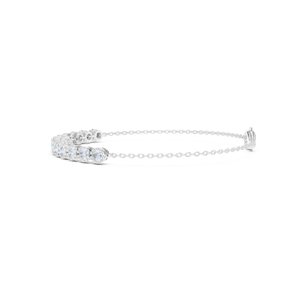 Daisy Bloom Diamond Chain Bracelet