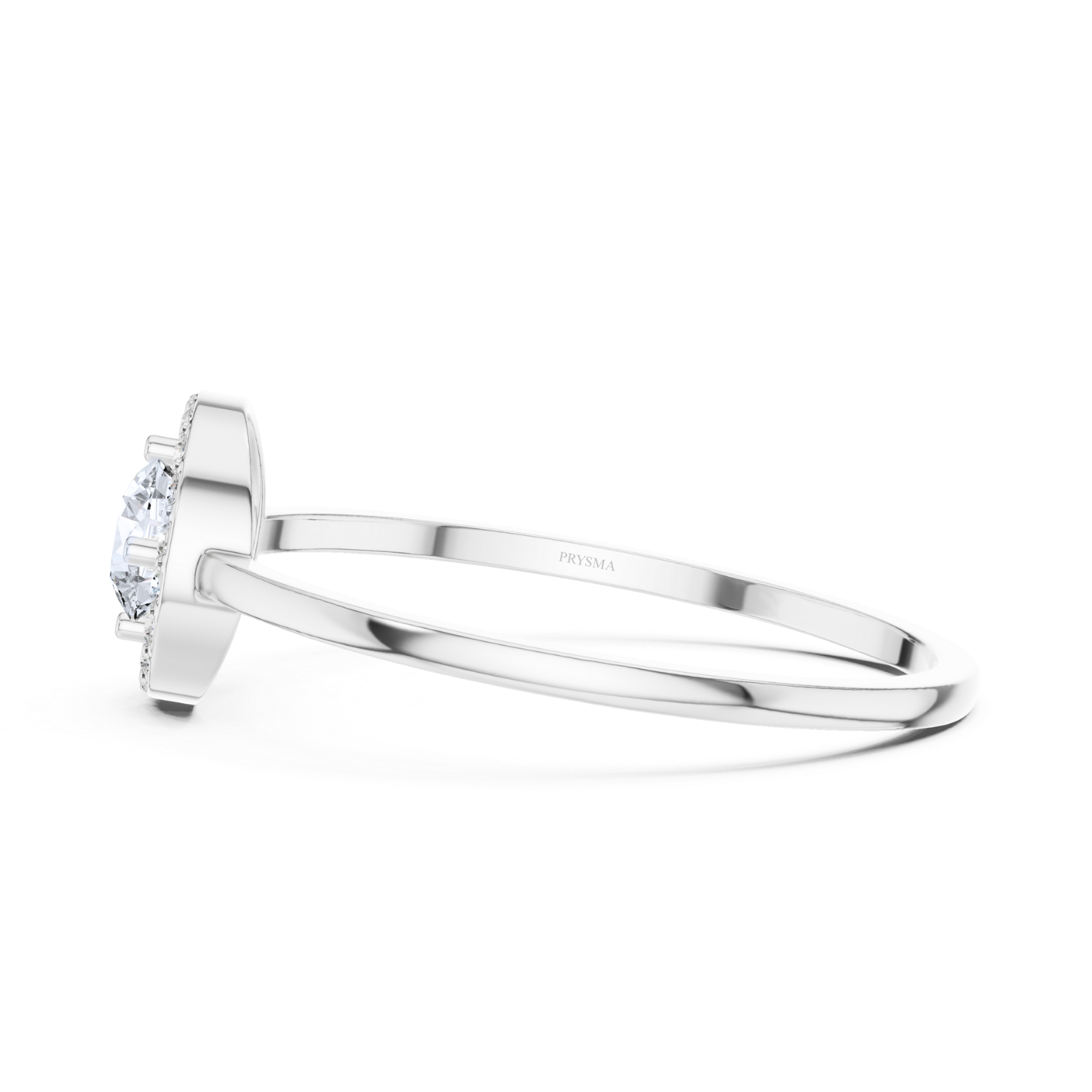 Eternal Halo Solitaire Ring