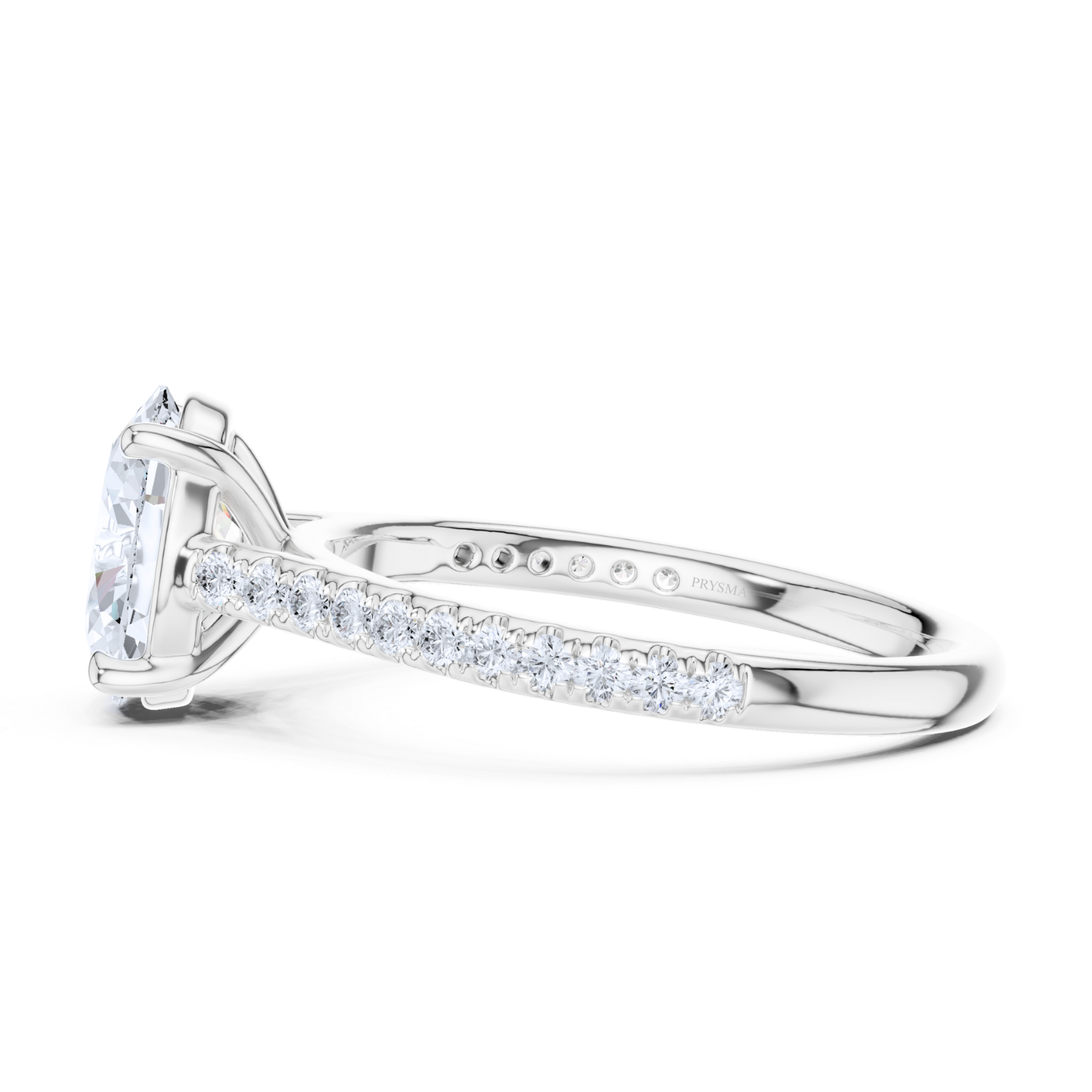 Oval-Cut Solitaire Diamond Ring