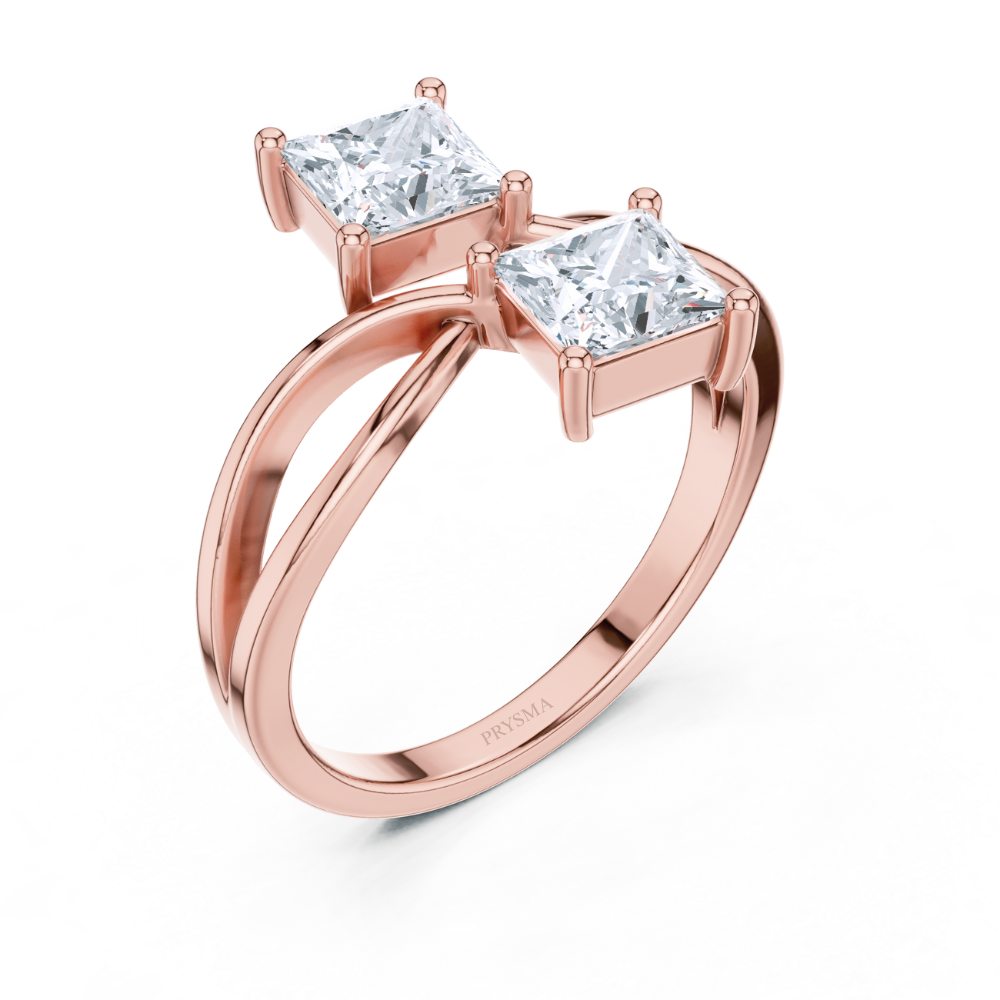 Twin Princess Harmony Ring