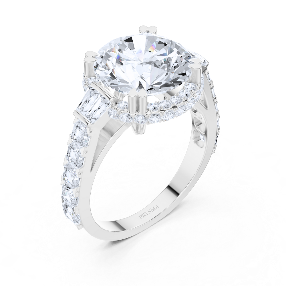 Grandeur Halo Diamond Ring