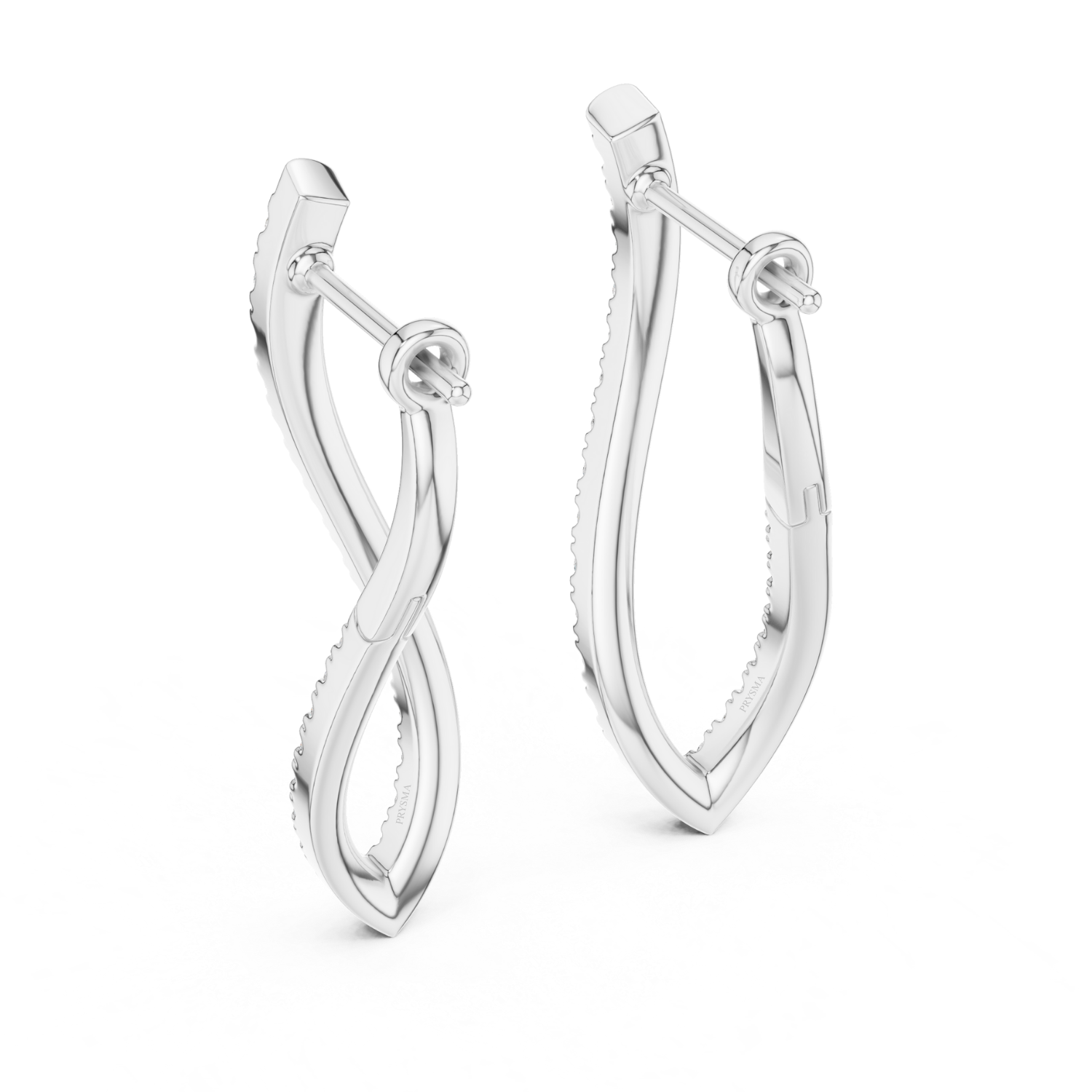 Twisted Elegance Diamond Earrings