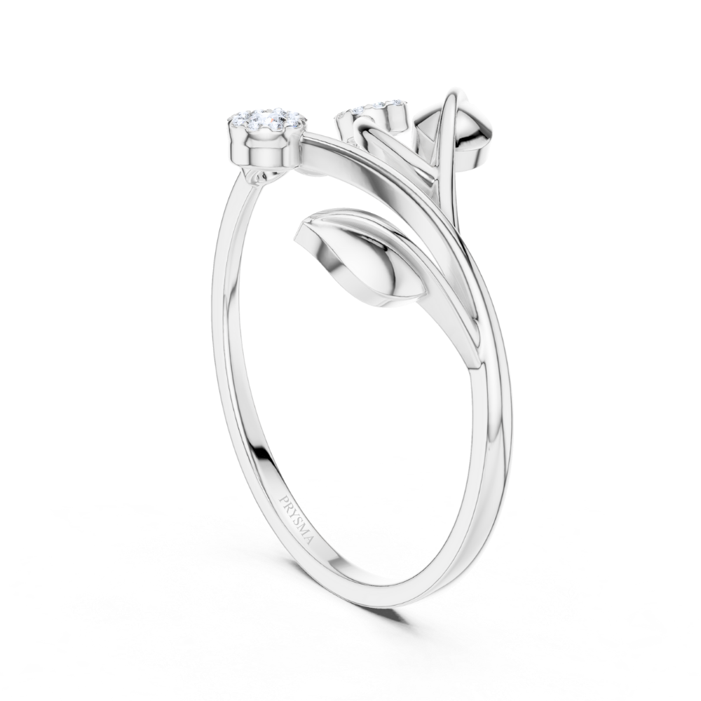 Floral Vine Bloom Ring