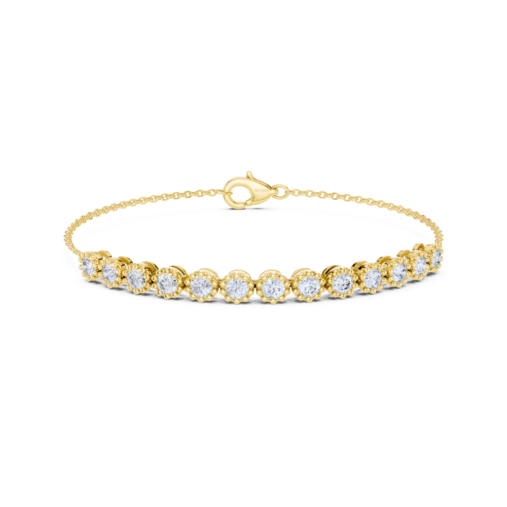 Daisy Bloom Diamond Chain Bracelet