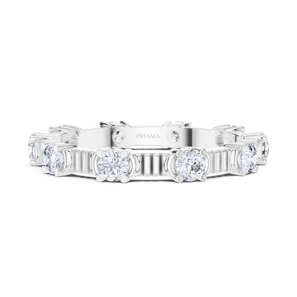 Textured Elegance Eternity Ring