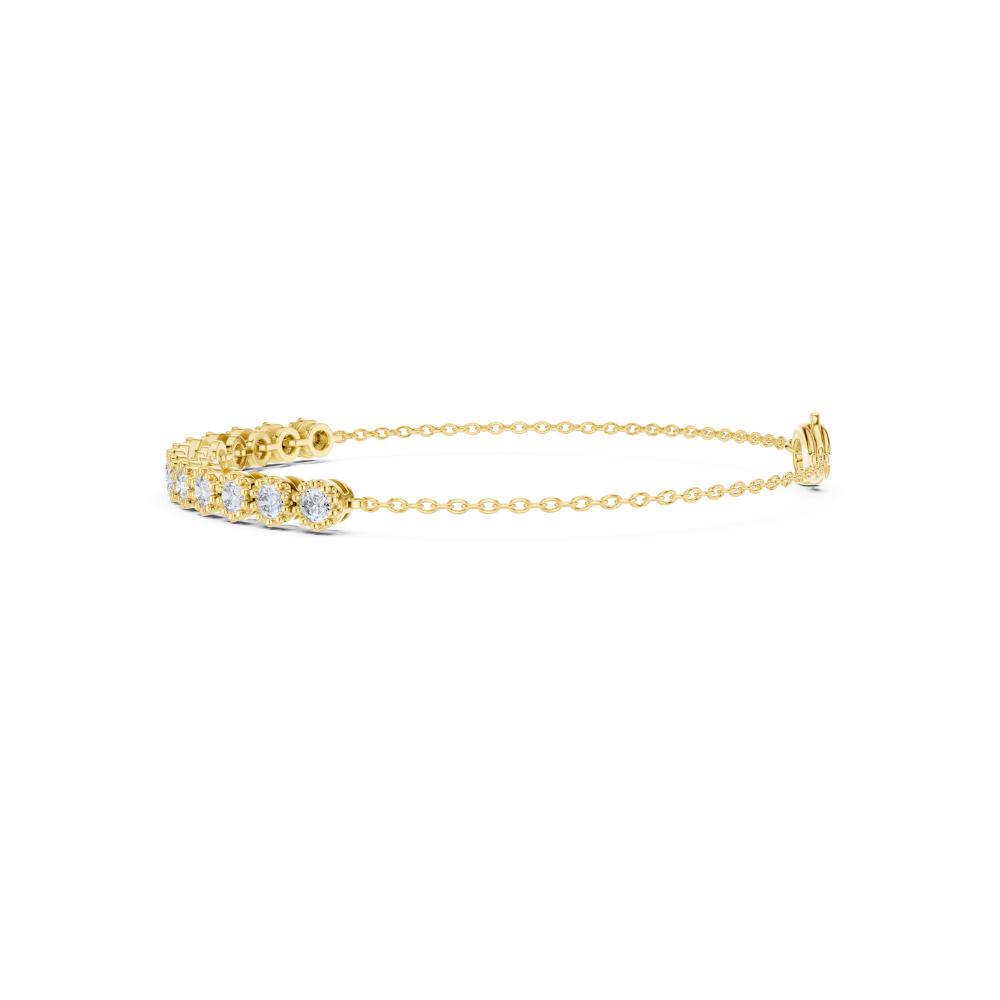 Daisy Bloom Diamond Chain Bracelet
