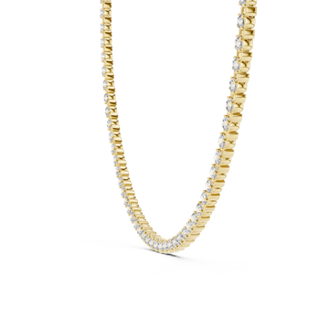Elegant  Diamond Tennis Necklace