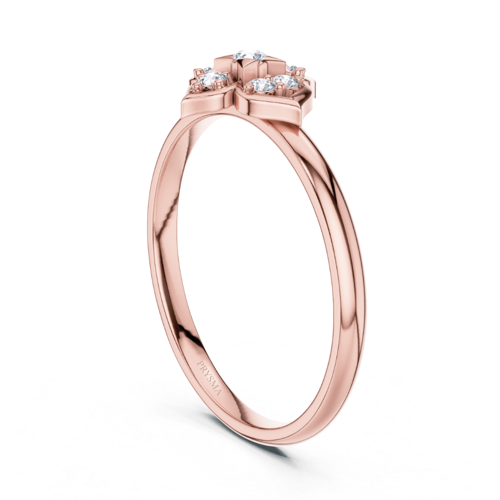 Petal Prism Diamond Ring