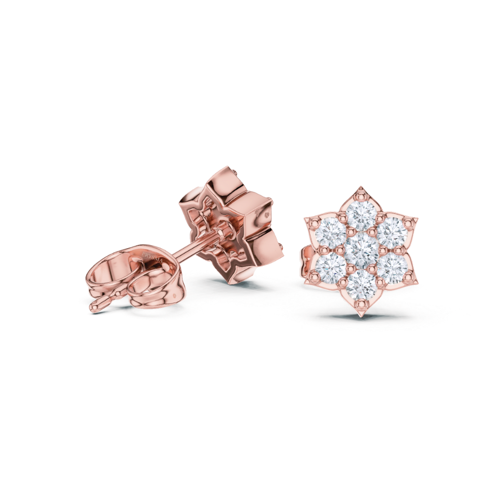 Celeste Diamond Bloom Studs