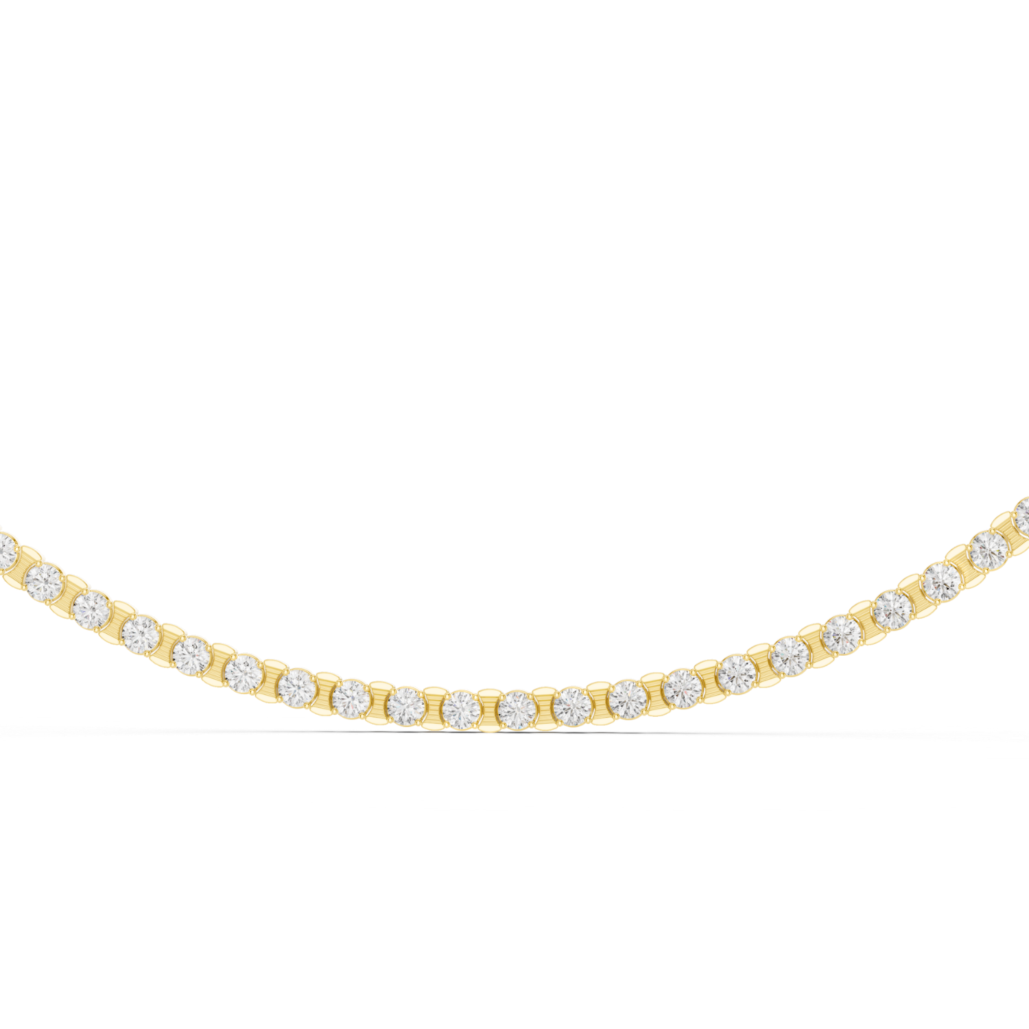 Elegant  Diamond Tennis Necklace