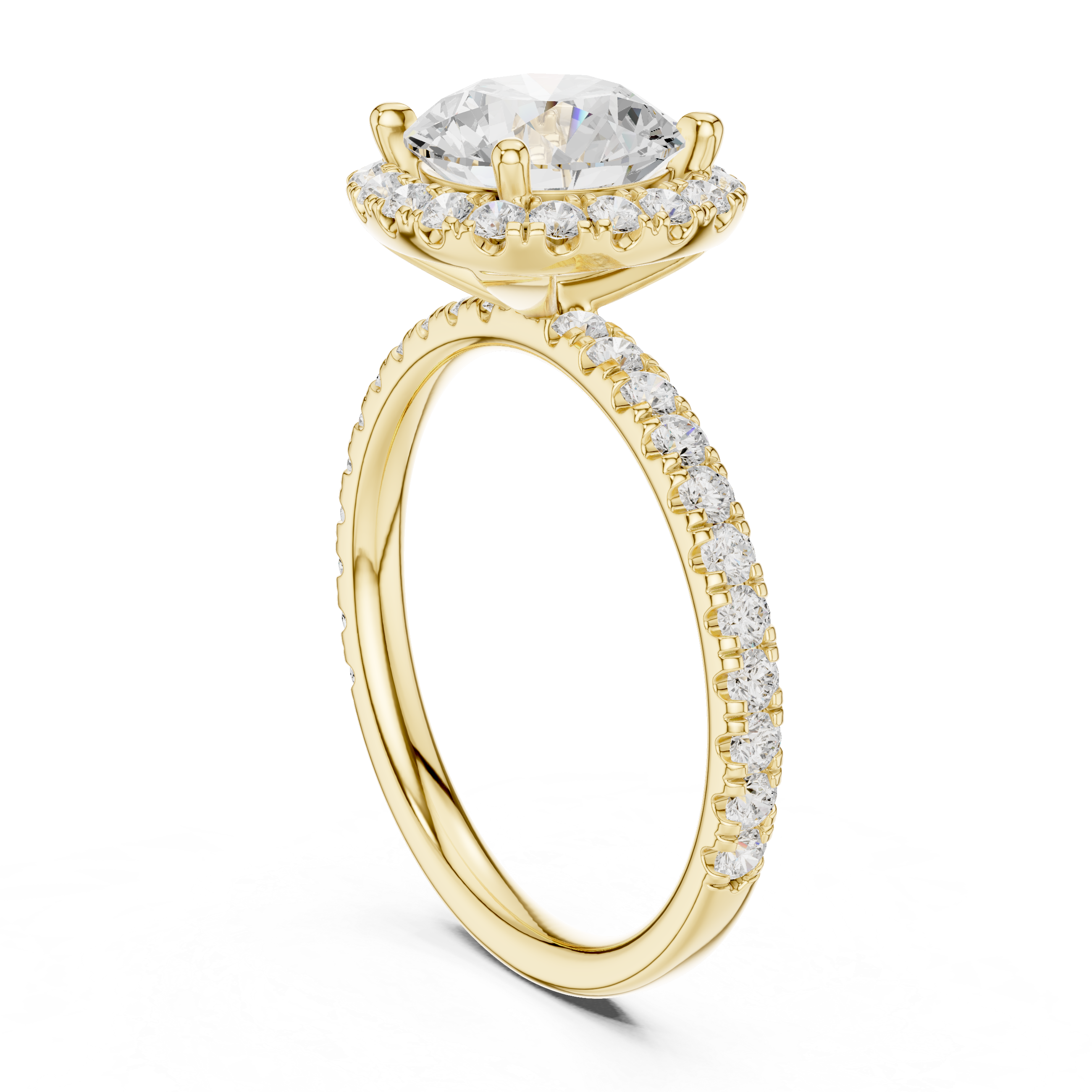 Golden Halo Majesty Ring