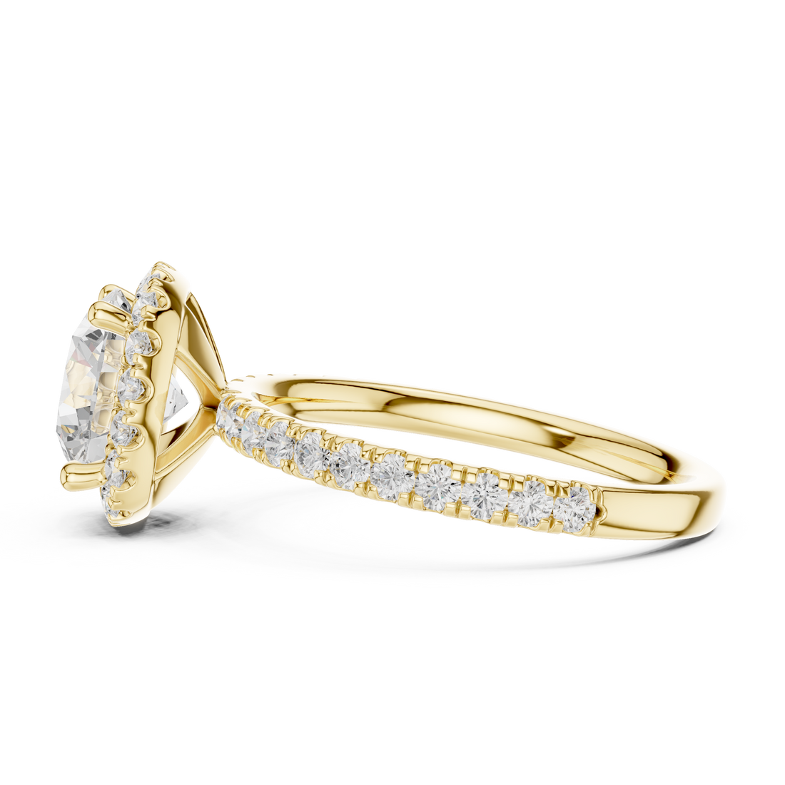 Golden Halo Majesty Ring