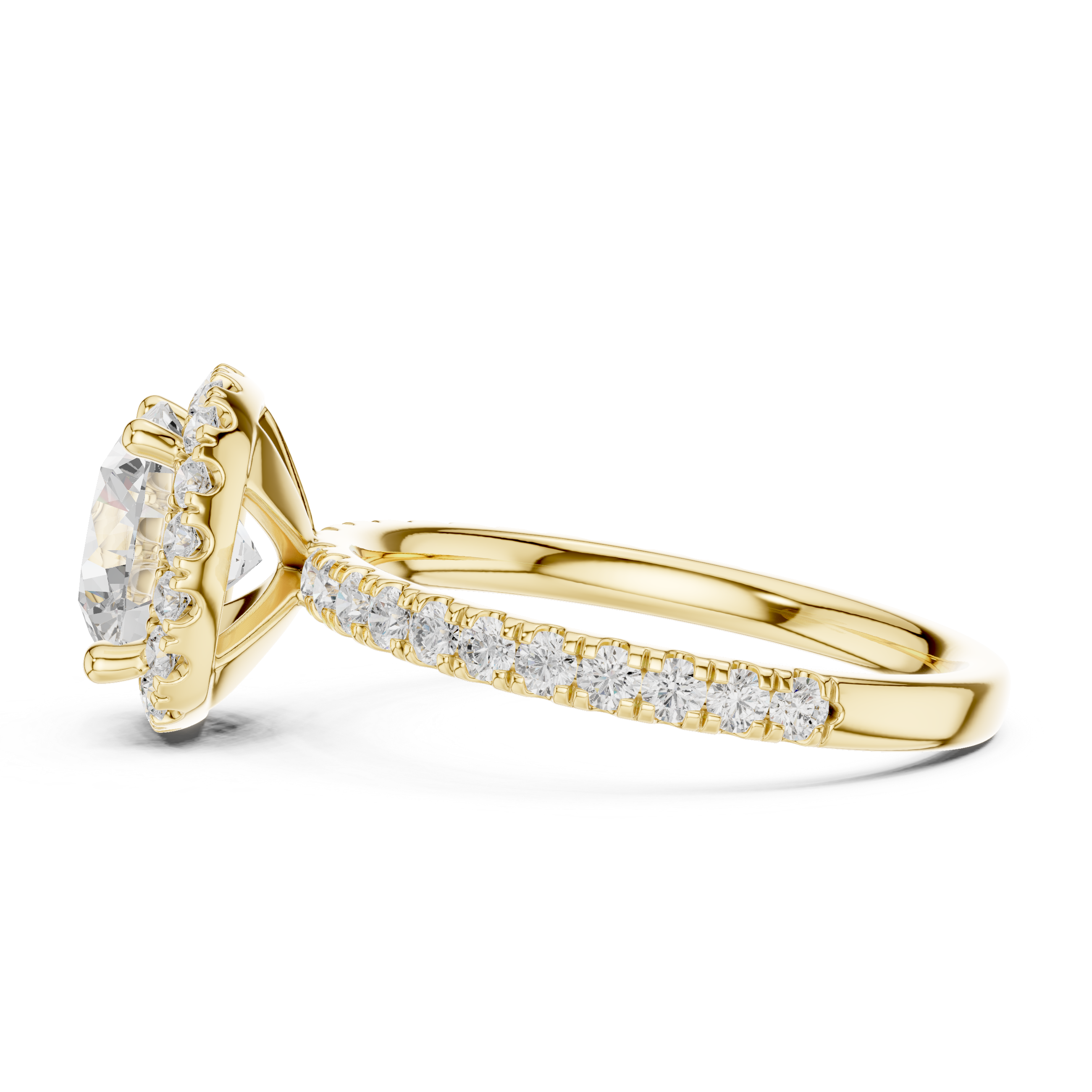 Golden Halo Majesty Ring