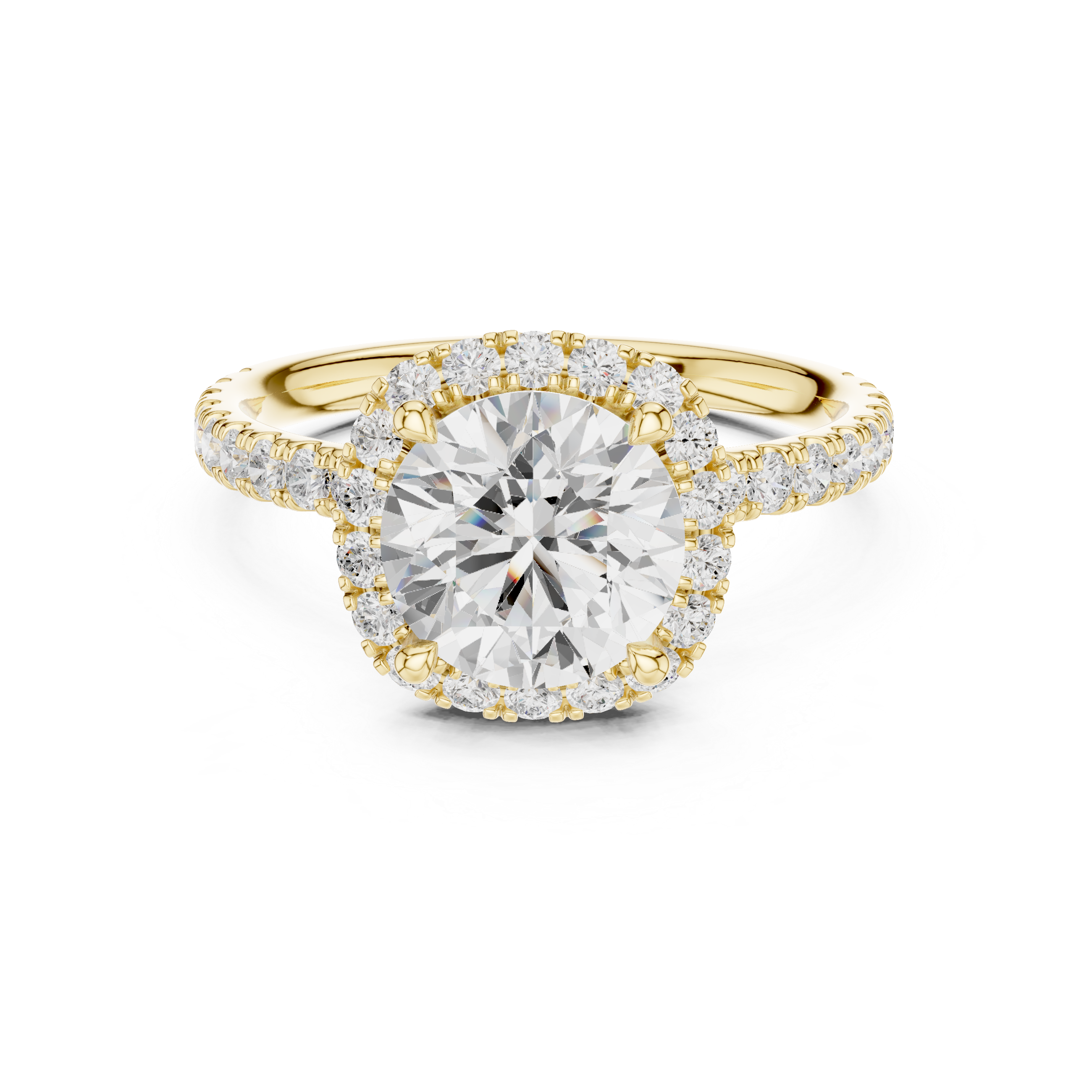 Golden Halo Majesty Ring