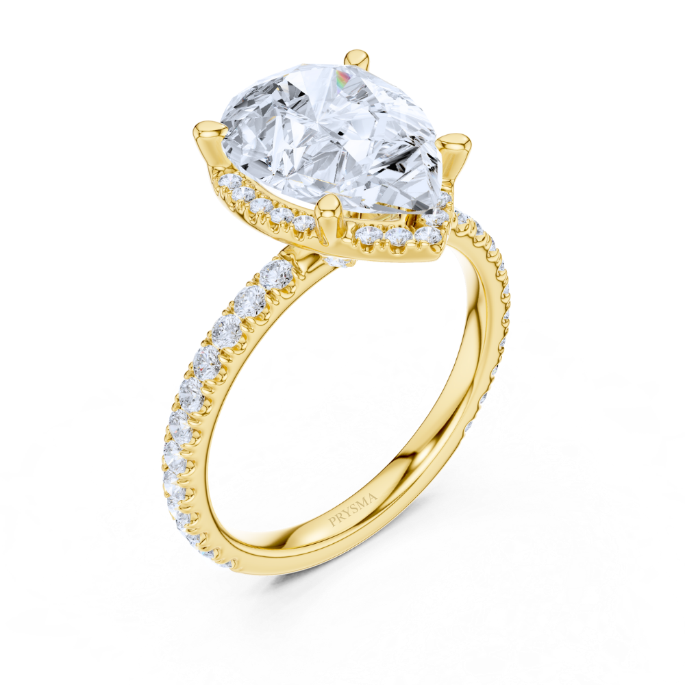 Majestic Pear Brilliance Ring