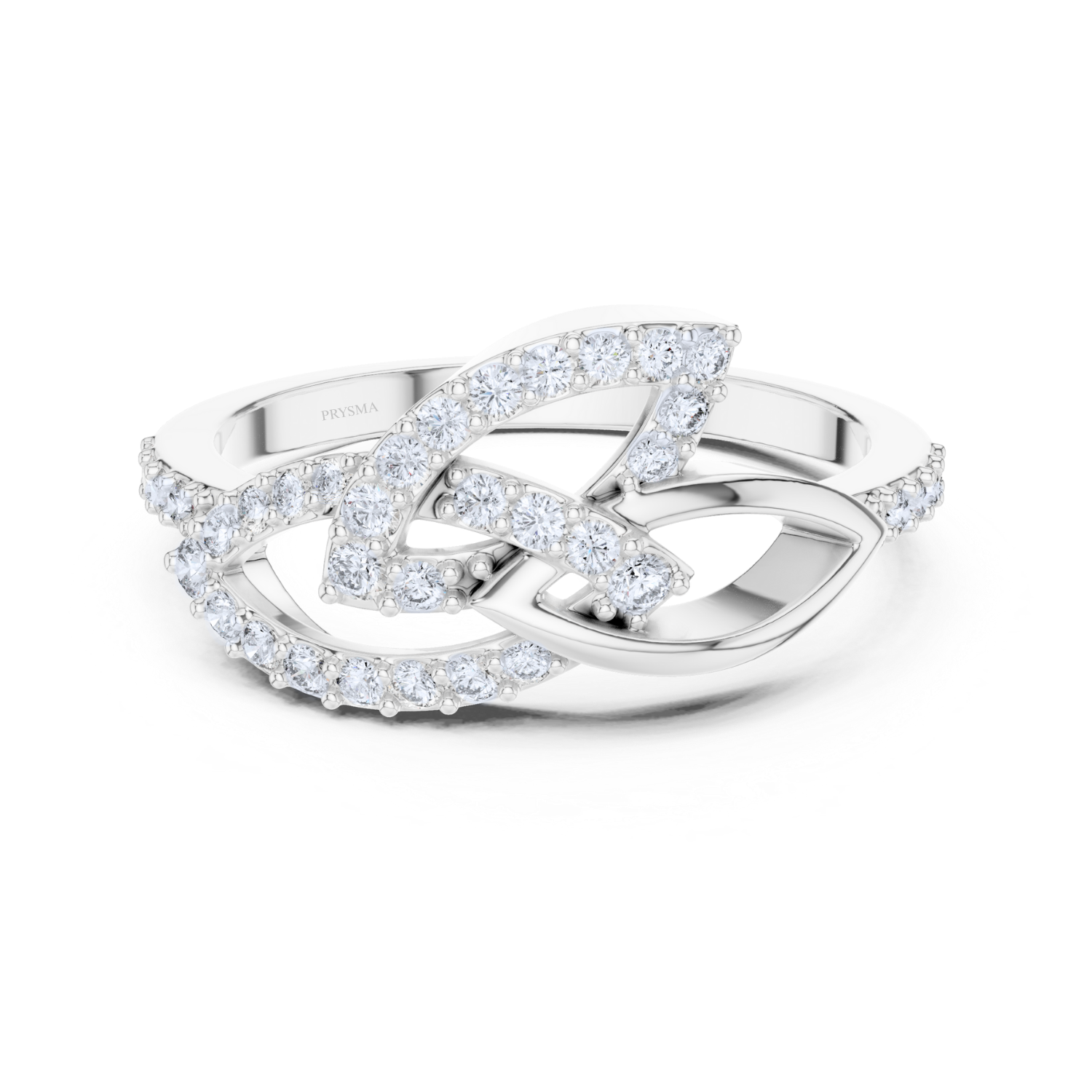 Twisted Harmony Diamond Ring