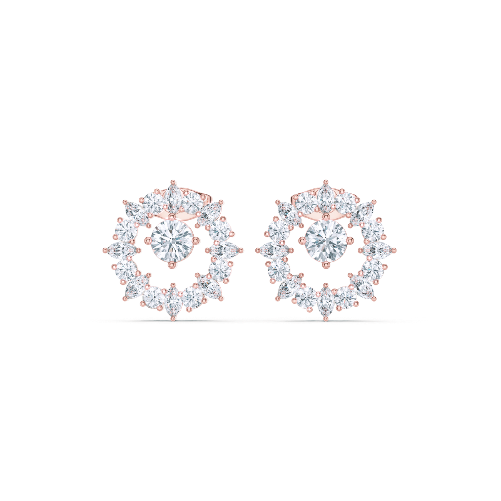 Eternal Radiance Diamond Halo Studs