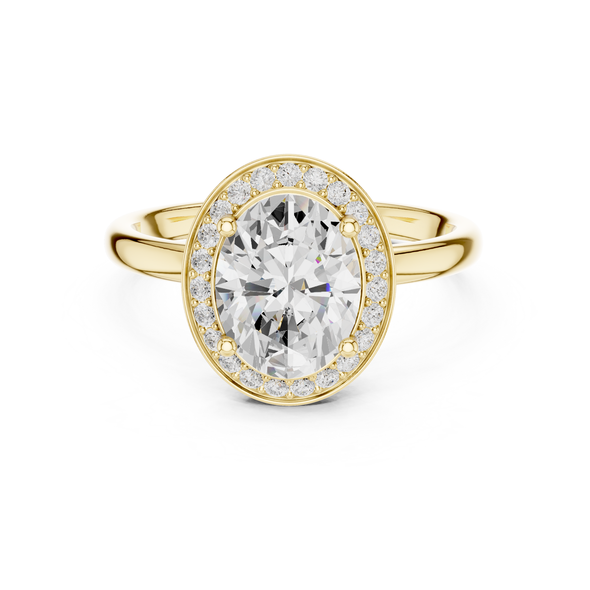 Evelyn Oval Shine Ring