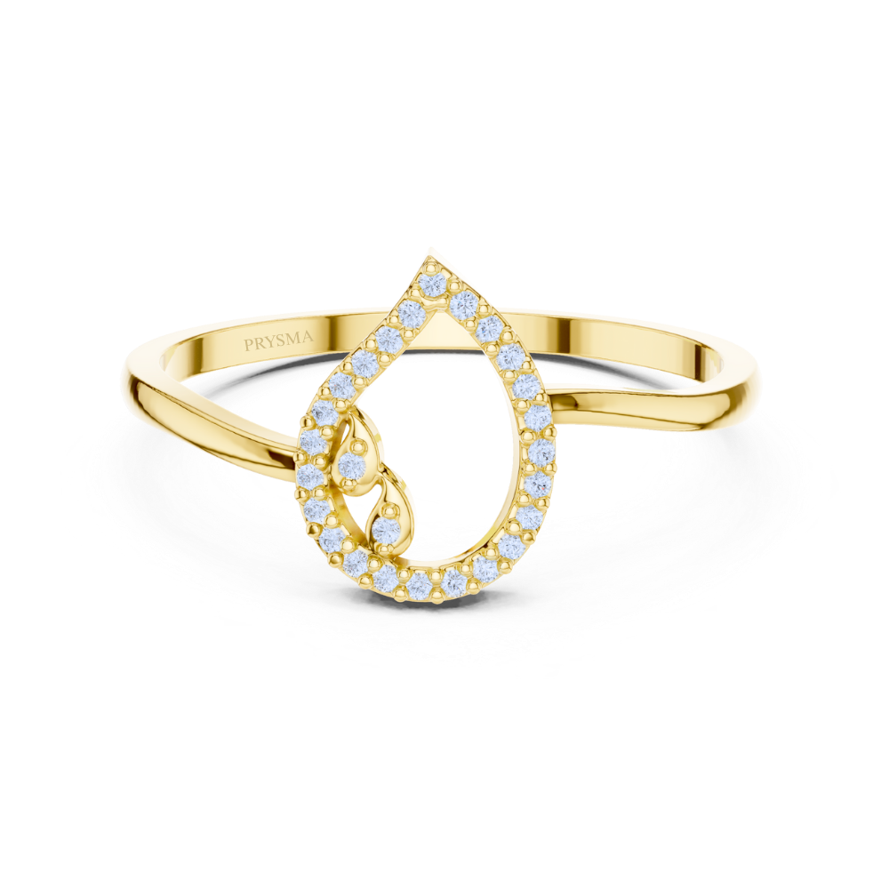 Dewdrop Elegance Diamond Ring