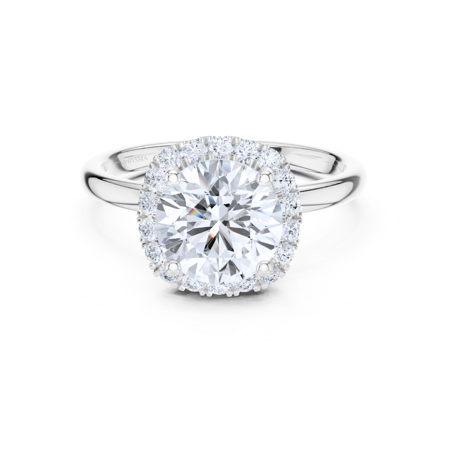 Classic Halo Diamond Ring
