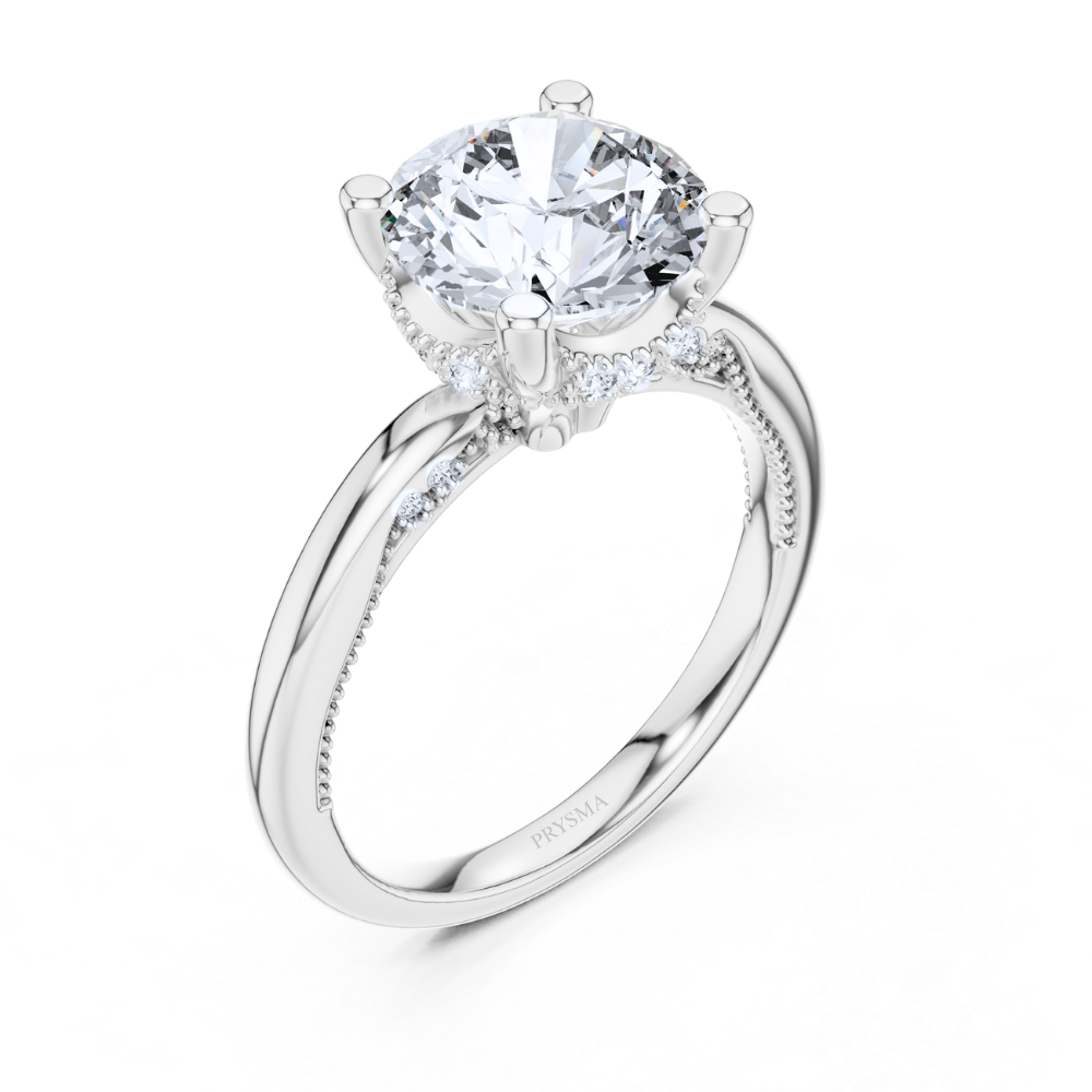 Timeless Round Solitaire Diamond Ring
