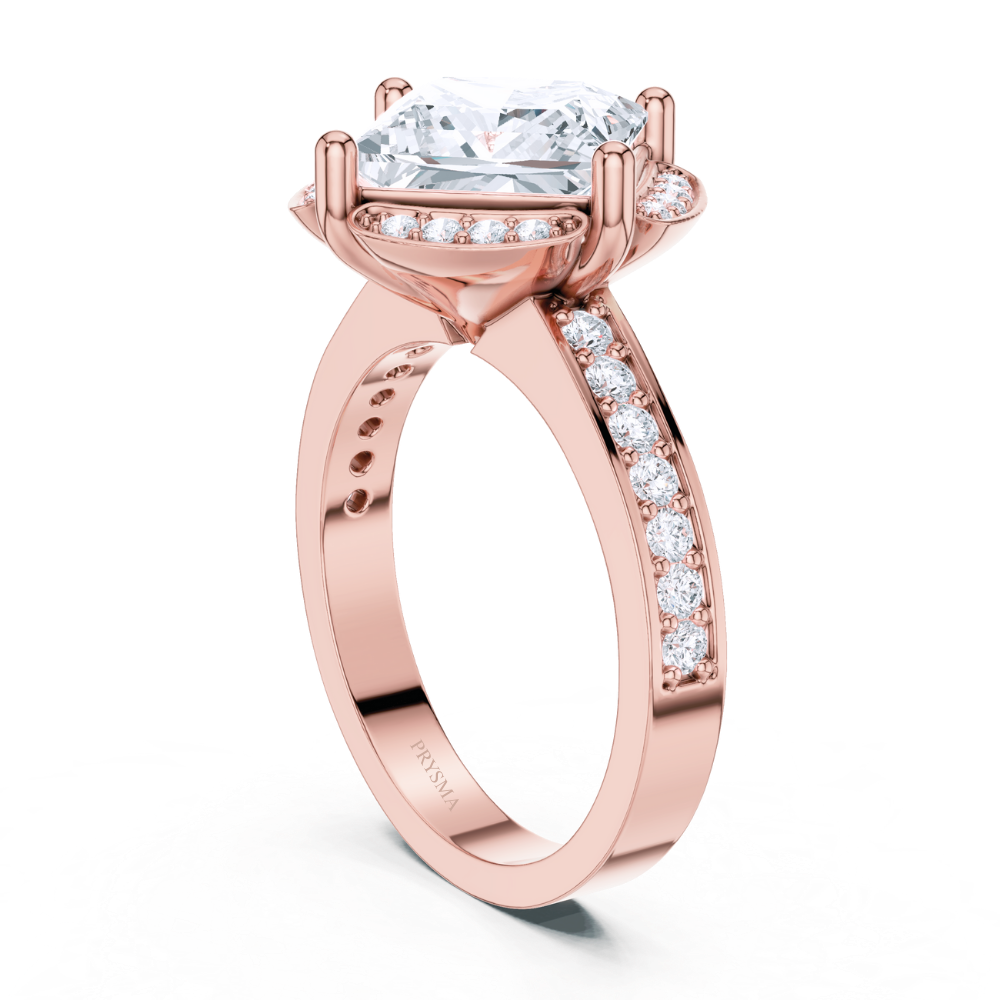 Regal Radiance Princess-Cut Ring