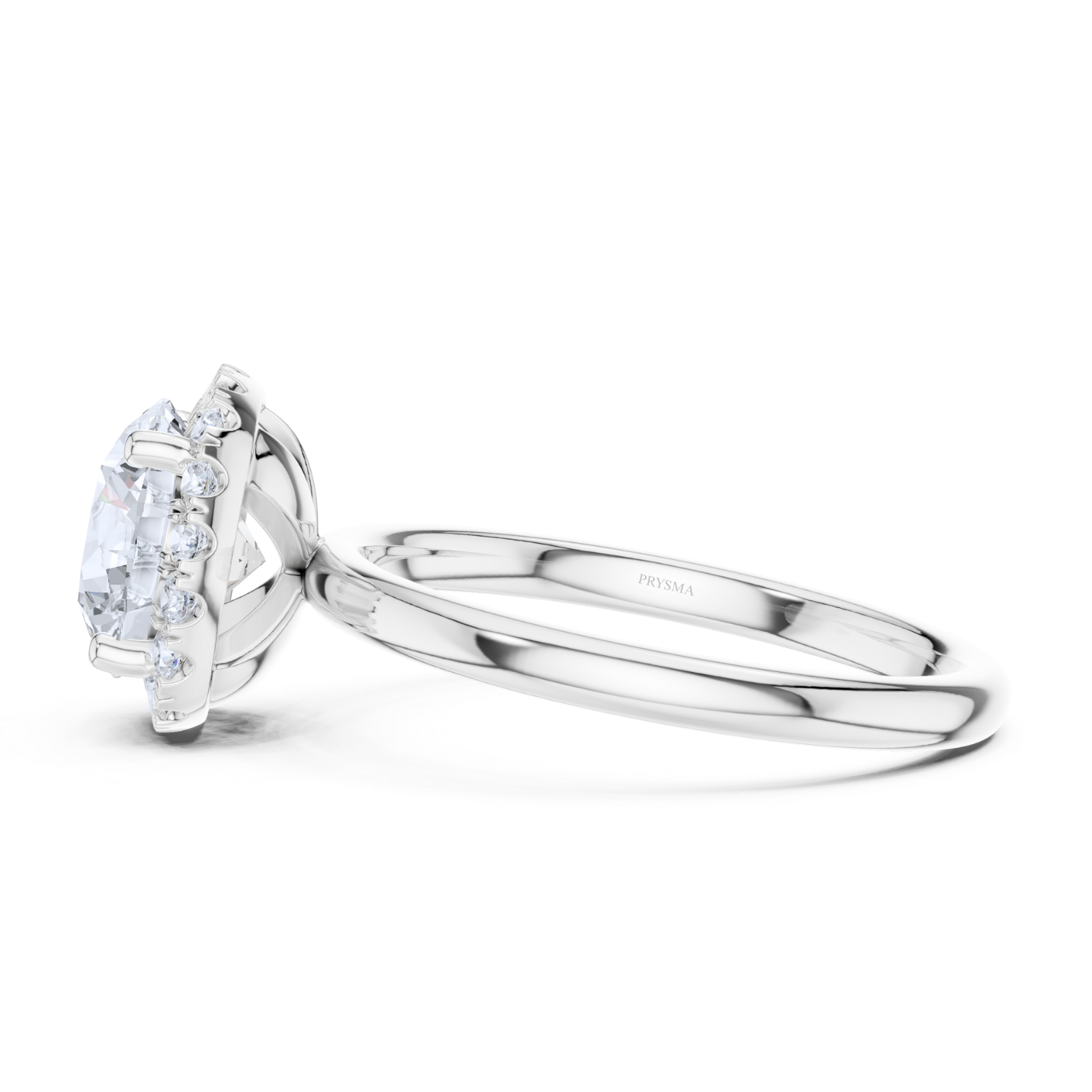 Classic Halo Diamond Ring