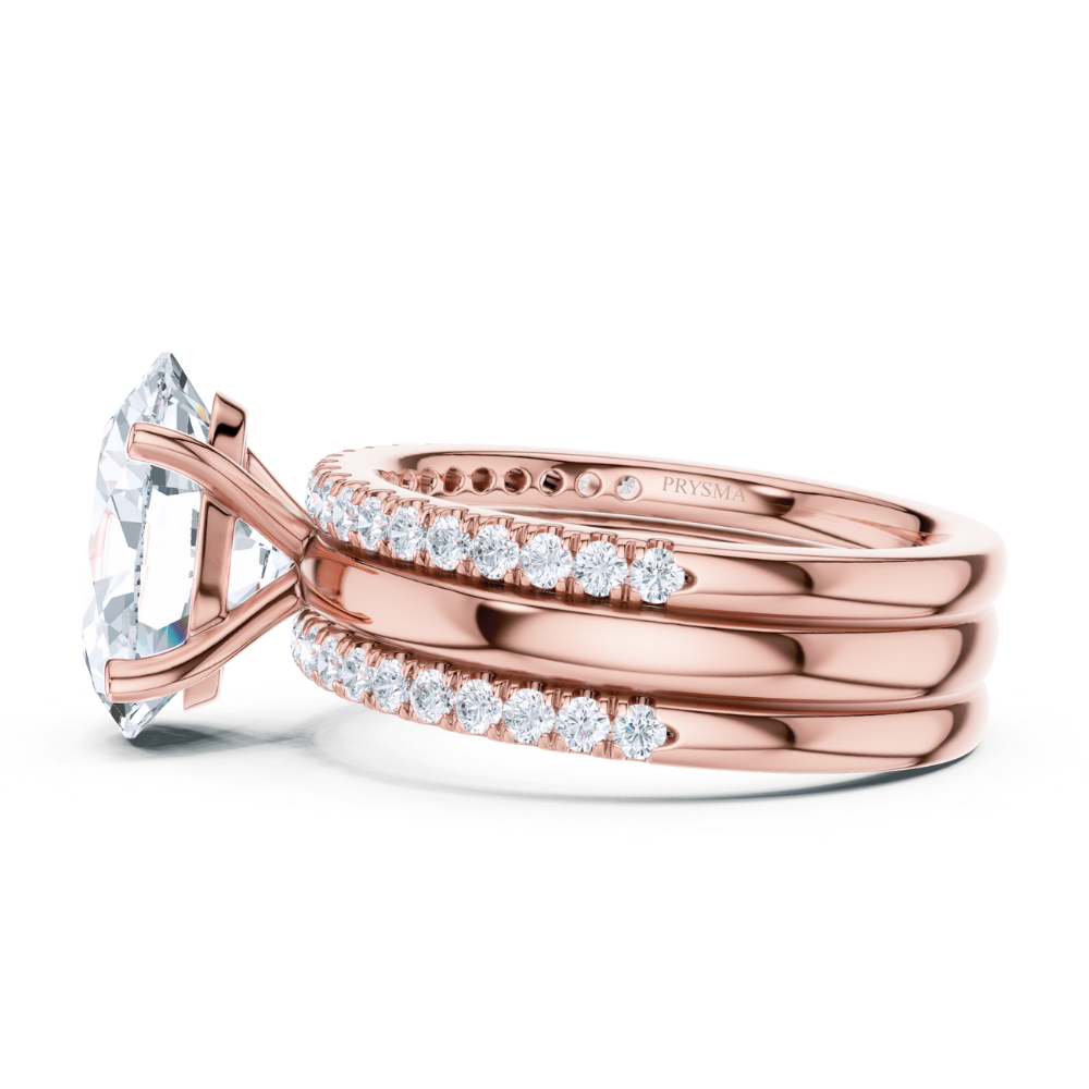 Eternal Oval Elegance Bridal Ring