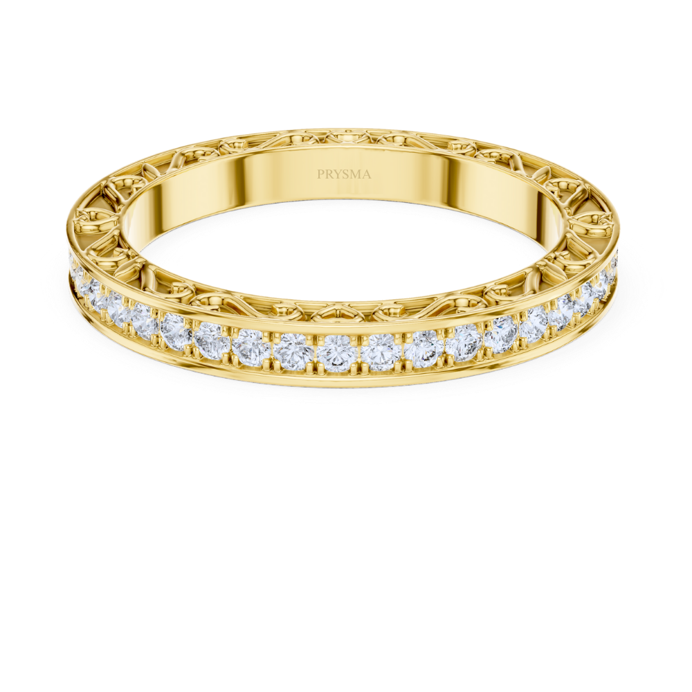 Vintage Vine Eternity Ring
