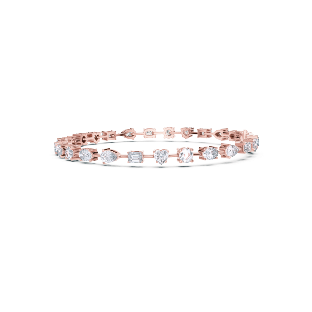 Crown Radiance Diamond Bracelet