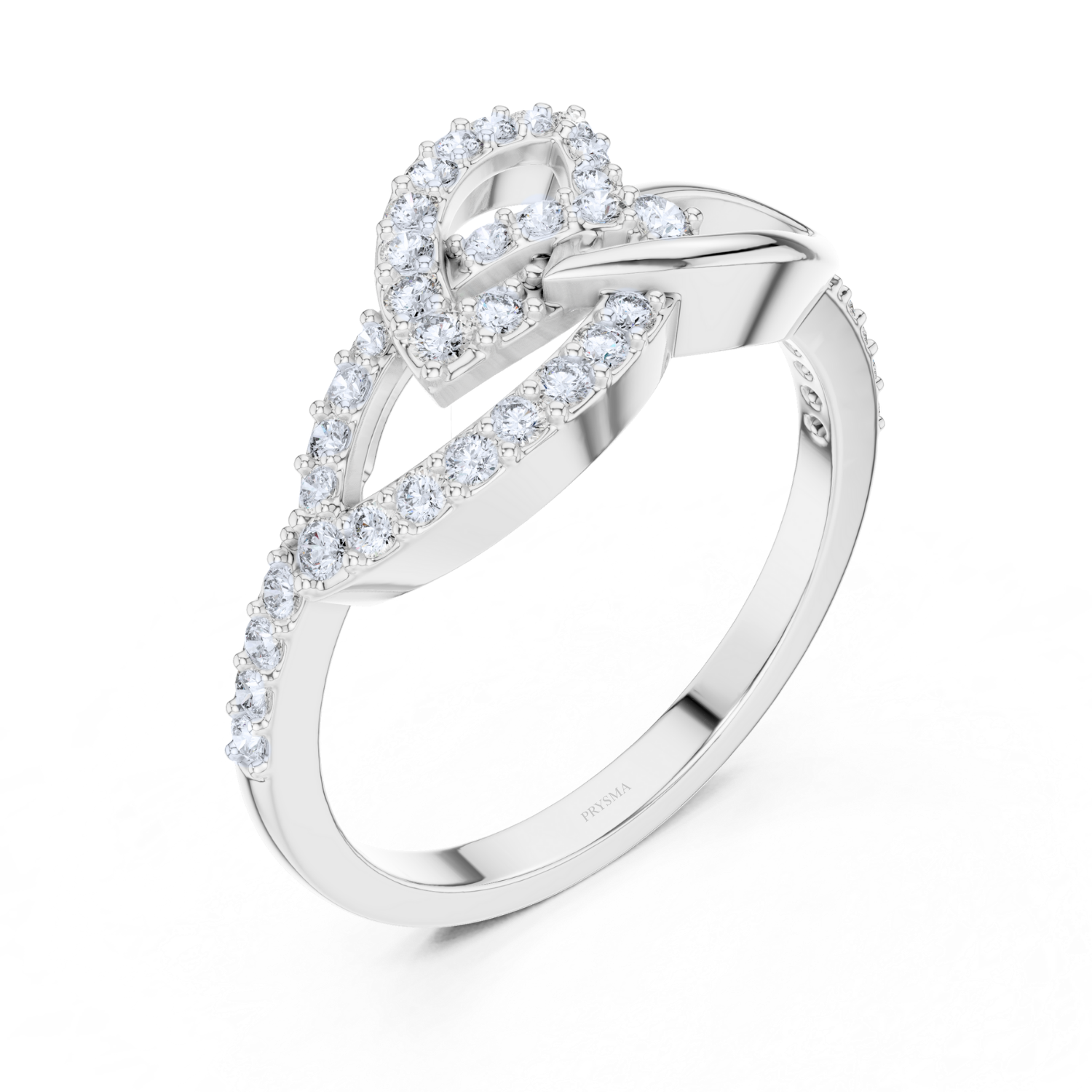 Twisted Harmony Diamond Ring