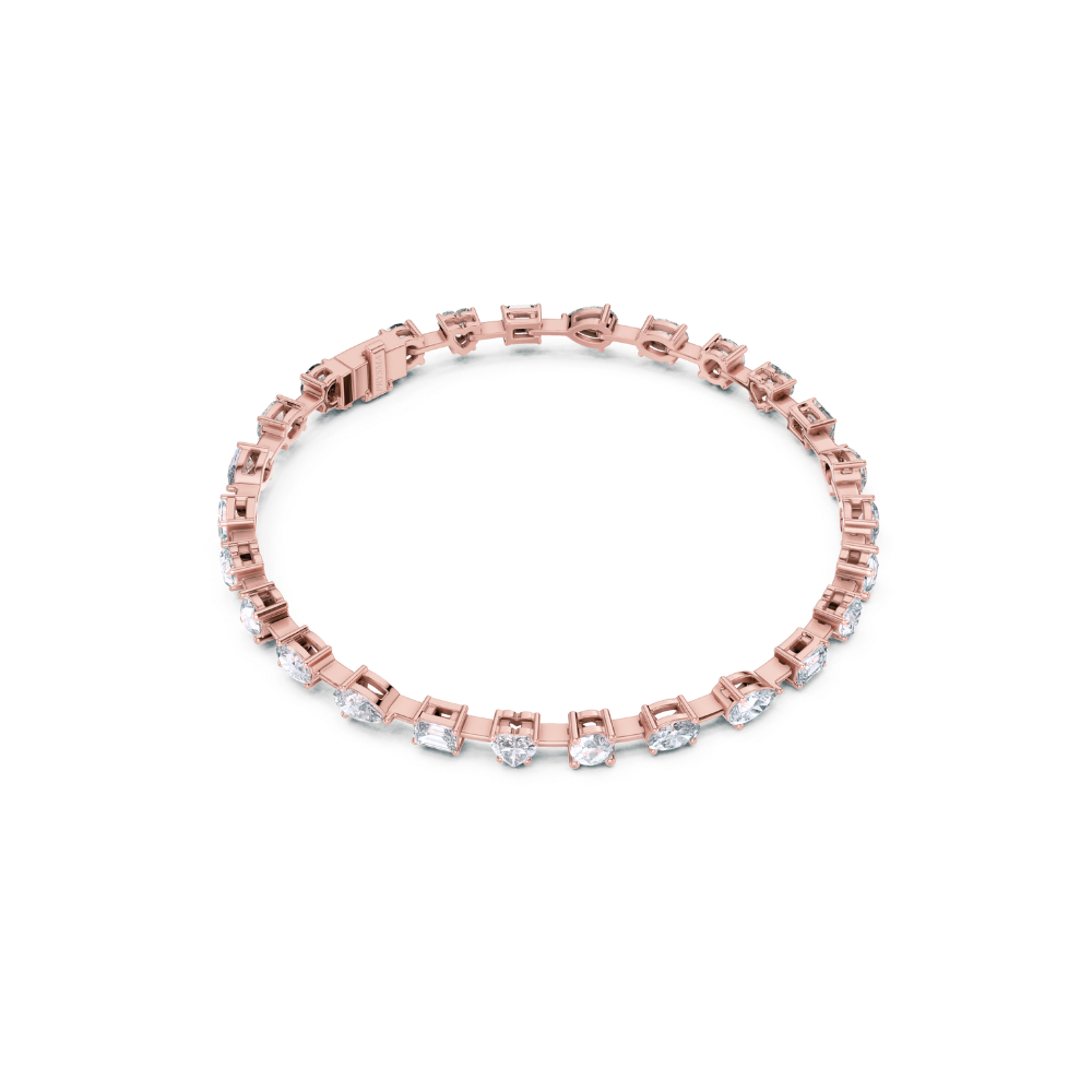 Crown Radiance Diamond Bracelet