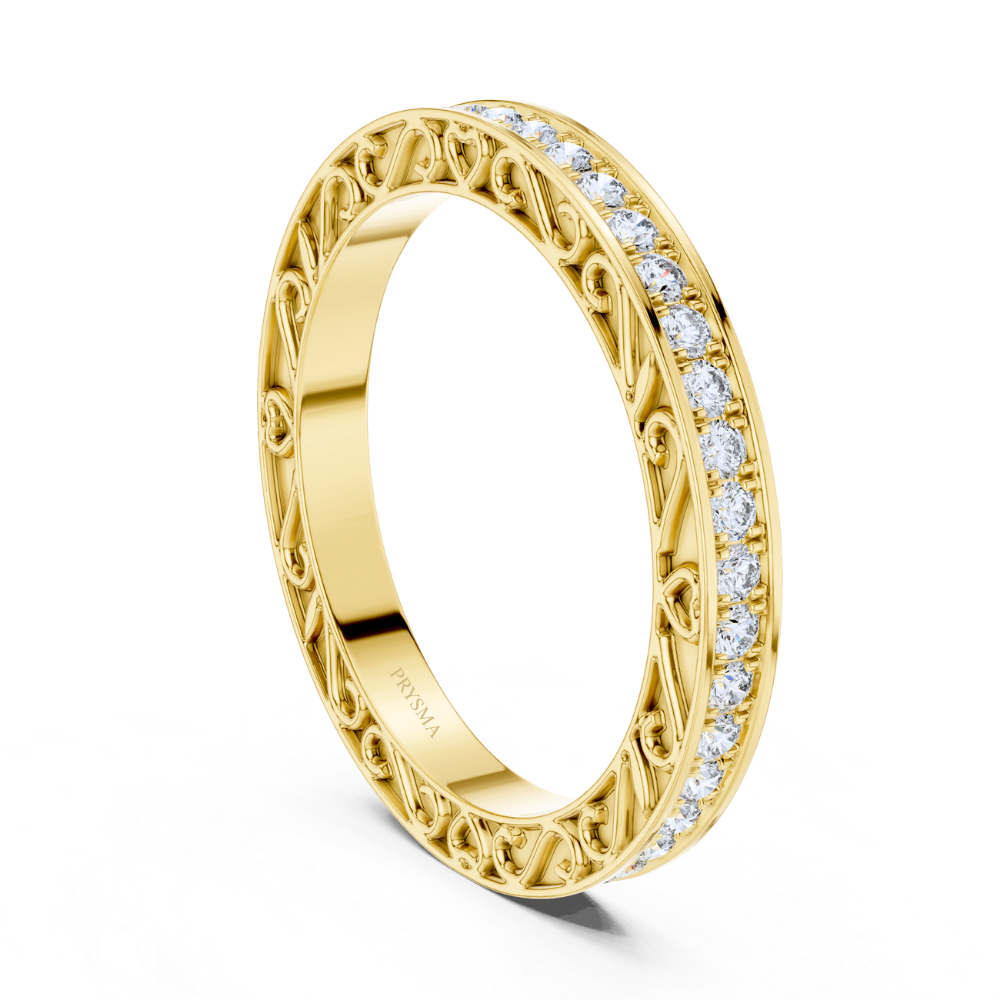 Vintage Vine Eternity Ring