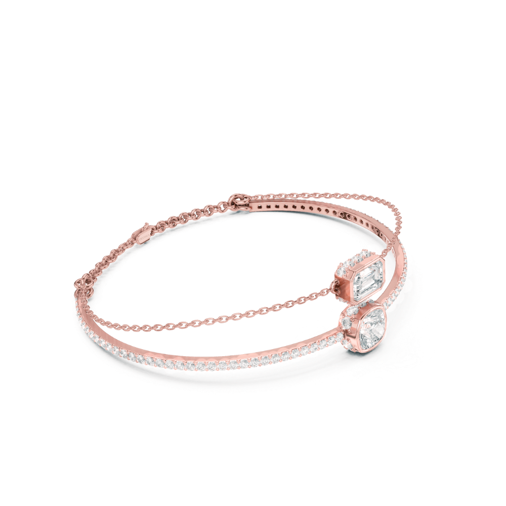 Duoluxe Diamond Chain Bracelet