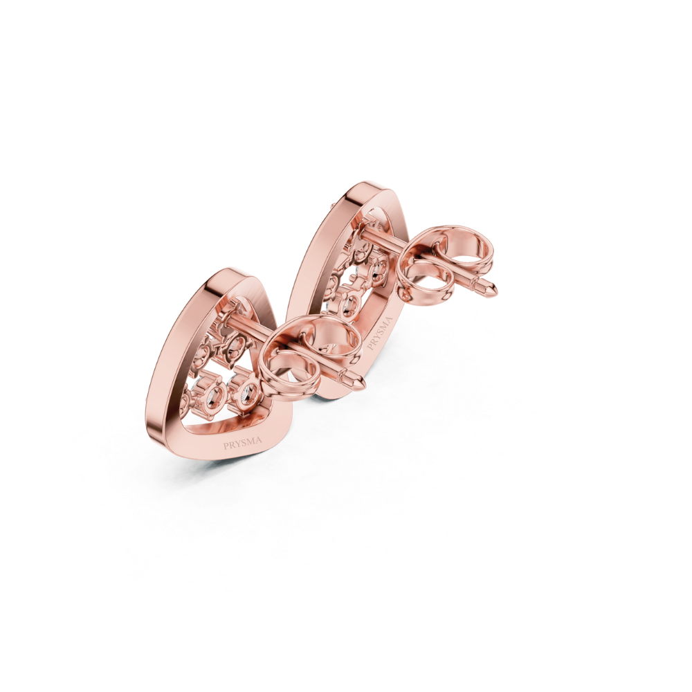 Radiant Geo Diamond Studs