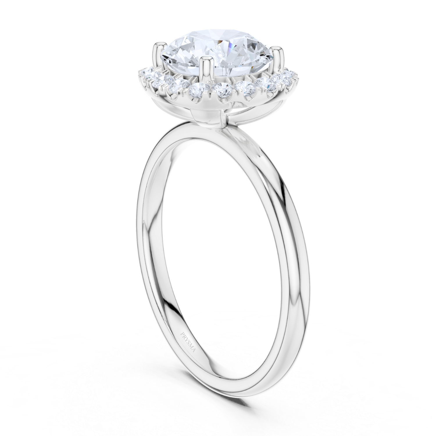 Classic Halo Diamond Ring