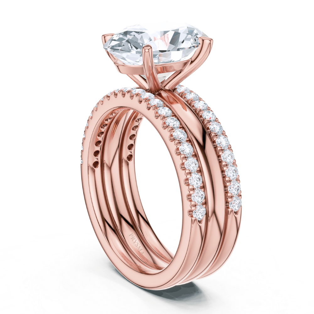 Eternal Oval Elegance Bridal Ring