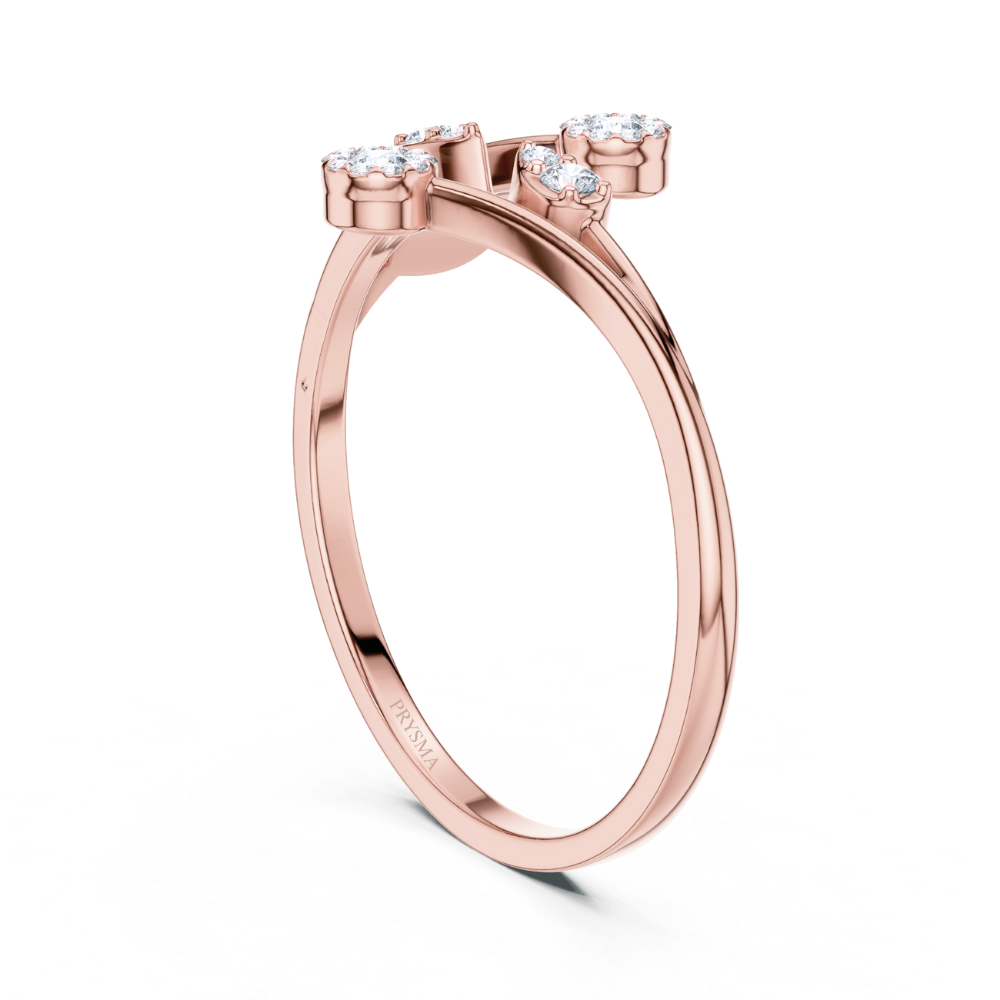 Sparkling Vine Wrap Ring