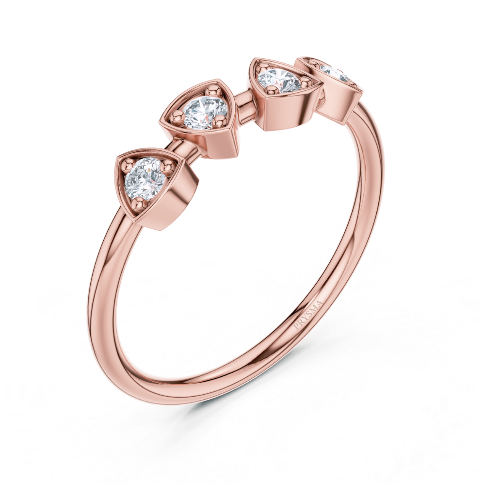 Trinity Gleam Diamond Ring