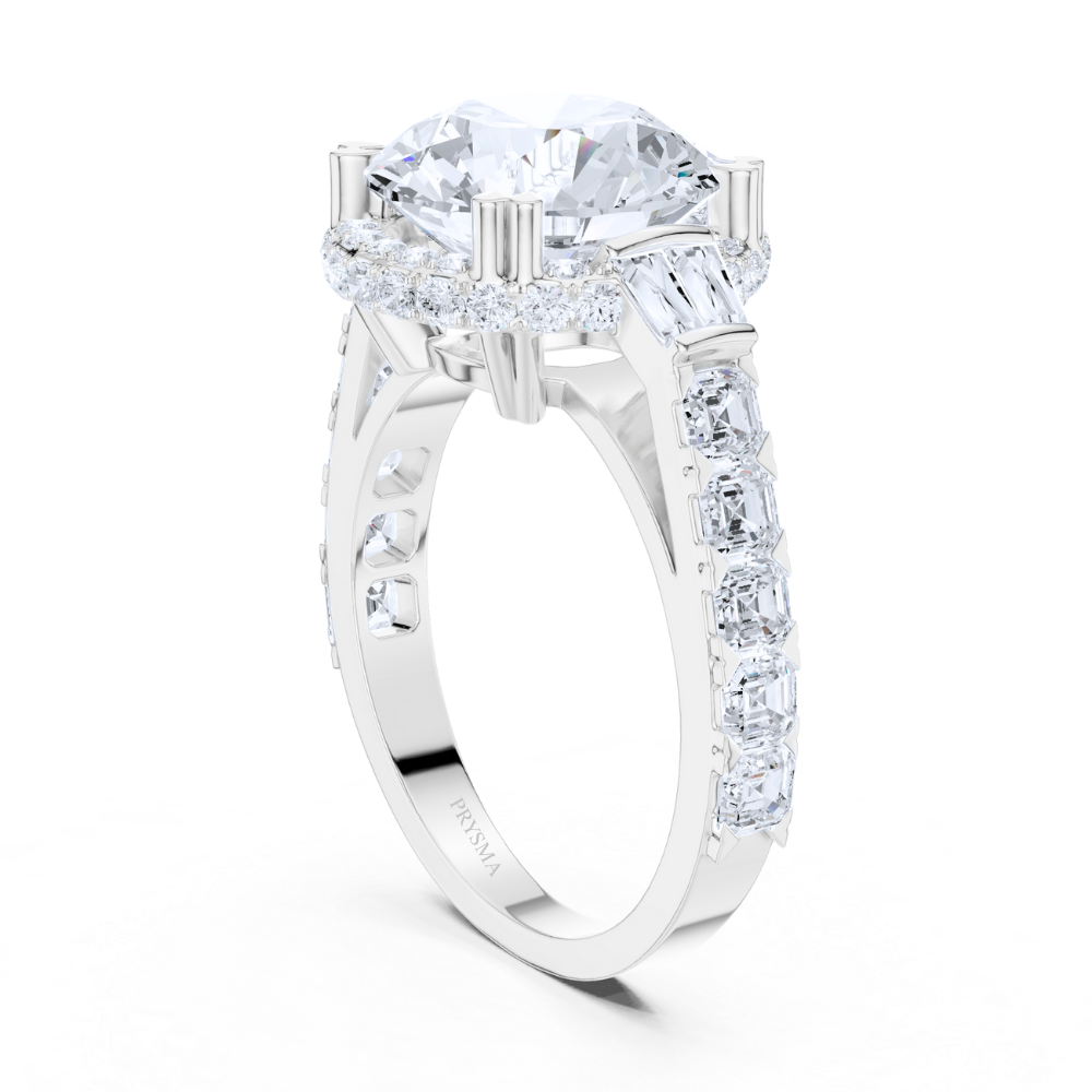 Grandeur Halo Diamond Ring