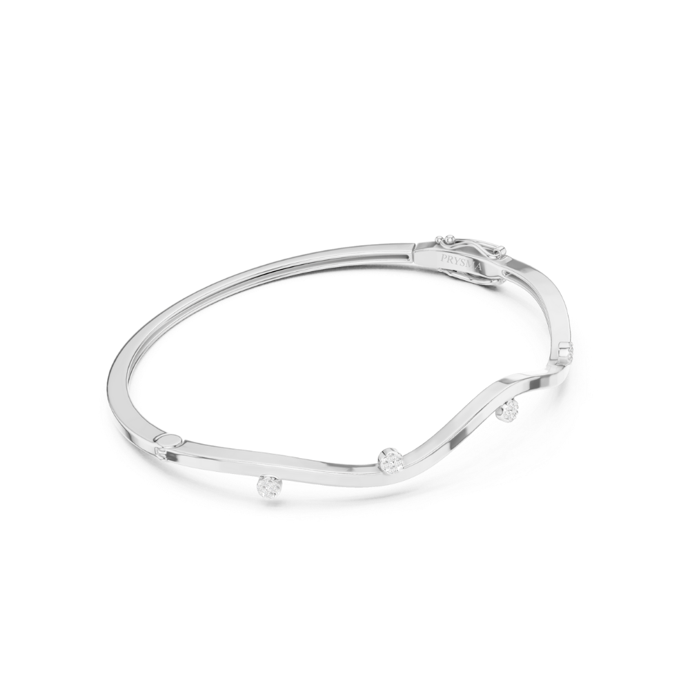 Ondessa Diamond Wave Bracelet